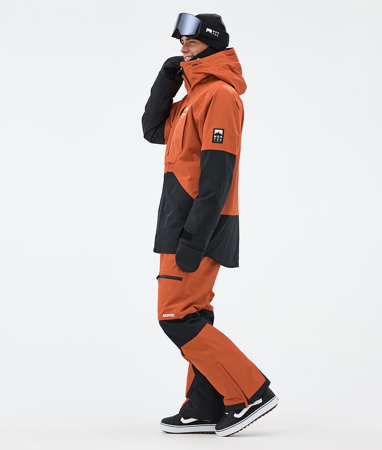 Montec Arch Snowboardjakke Herre Burned Orange/Black, Bilde 4 av 10