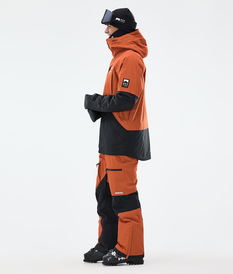 Montec Arch Skijakke Herre Burned Orange/Black, Bilde 4 av 10
