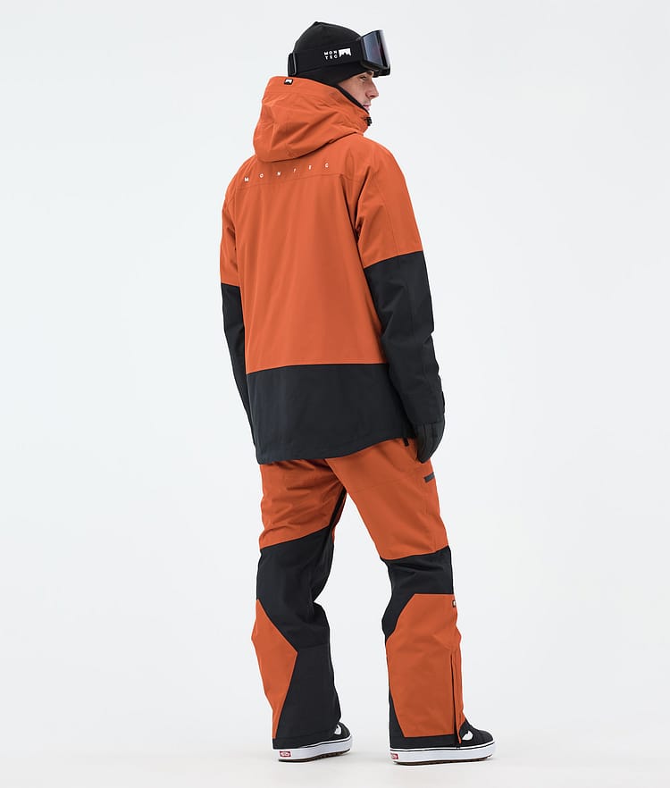 Montec Arch Snowboardjakke Herre Burned Orange/Black, Bilde 5 av 10