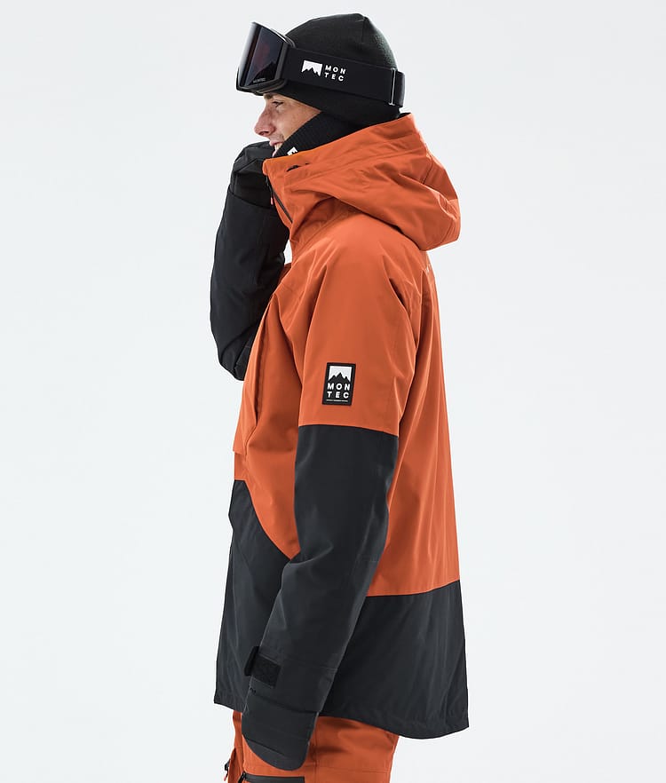 Montec Arch Snowboardjakke Herre Burned Orange/Black, Bilde 6 av 10