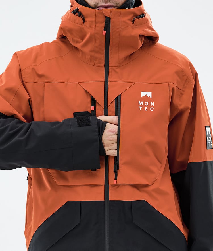 Montec Arch Skijakke Herre Burned Orange/Black, Bilde 9 av 10