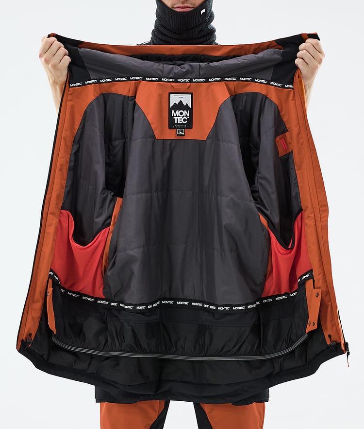 Montec Arch Skijakke Herre Burned Orange/Black, Bilde 10 av 10