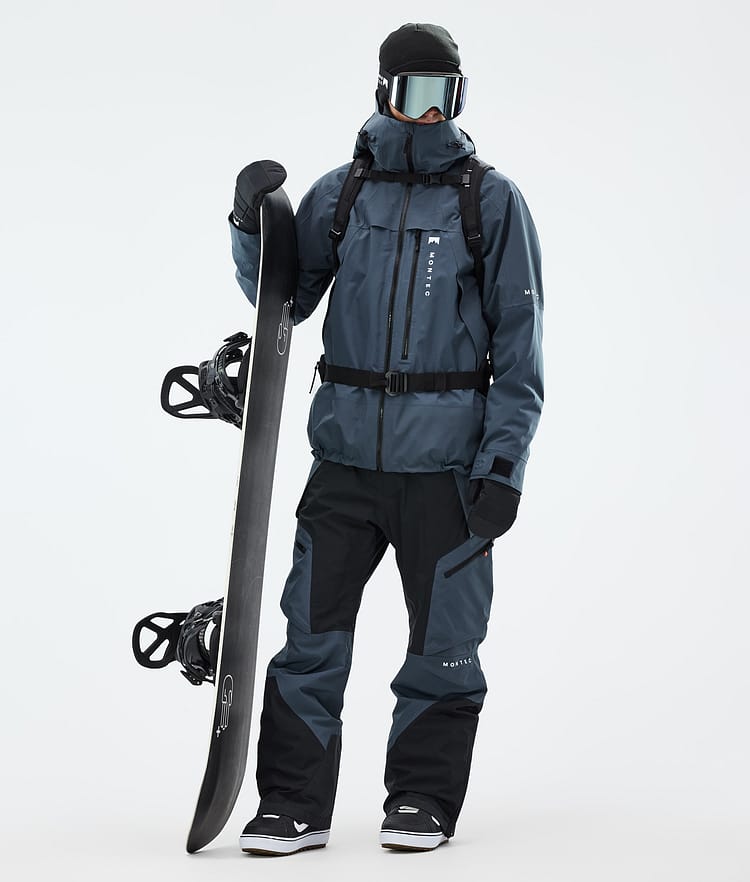 Montec Dozer Snowboardbukse Herre Metal Blue/Black, Bilde 2 av 7