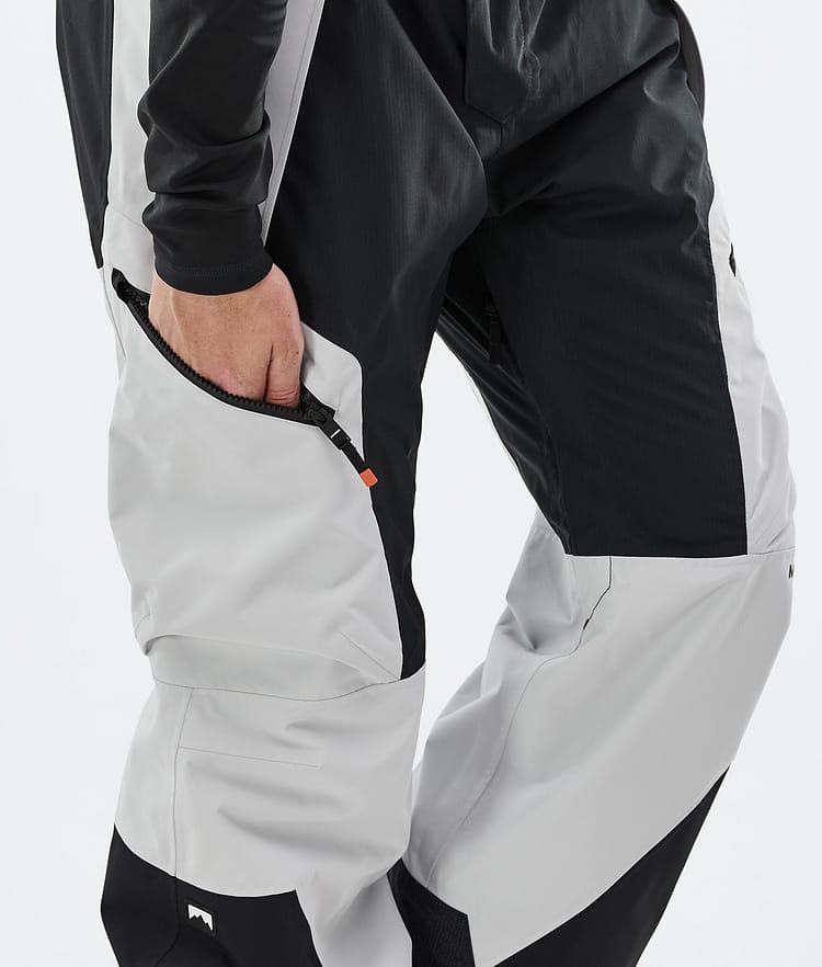 Montec Dozer Snowboardbukse Herre Light Grey/Black, Bilde 6 av 6