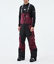 Montec Dozer Skibukse Herre Burgundy/Black