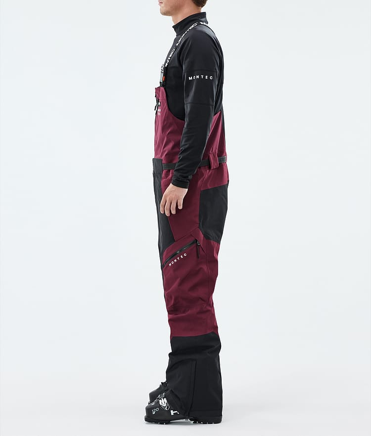 Montec Dozer Skibukse Herre Burgundy/Black, Image 2 of 6