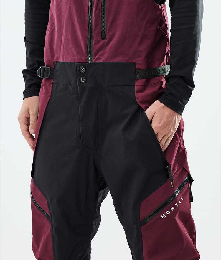 Montec Dozer Skibukse Herre Burgundy/Black, Image 4 of 6