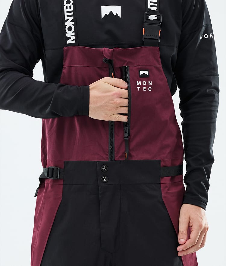 Montec Dozer Skibukse Herre Burgundy/Black, Image 5 of 6