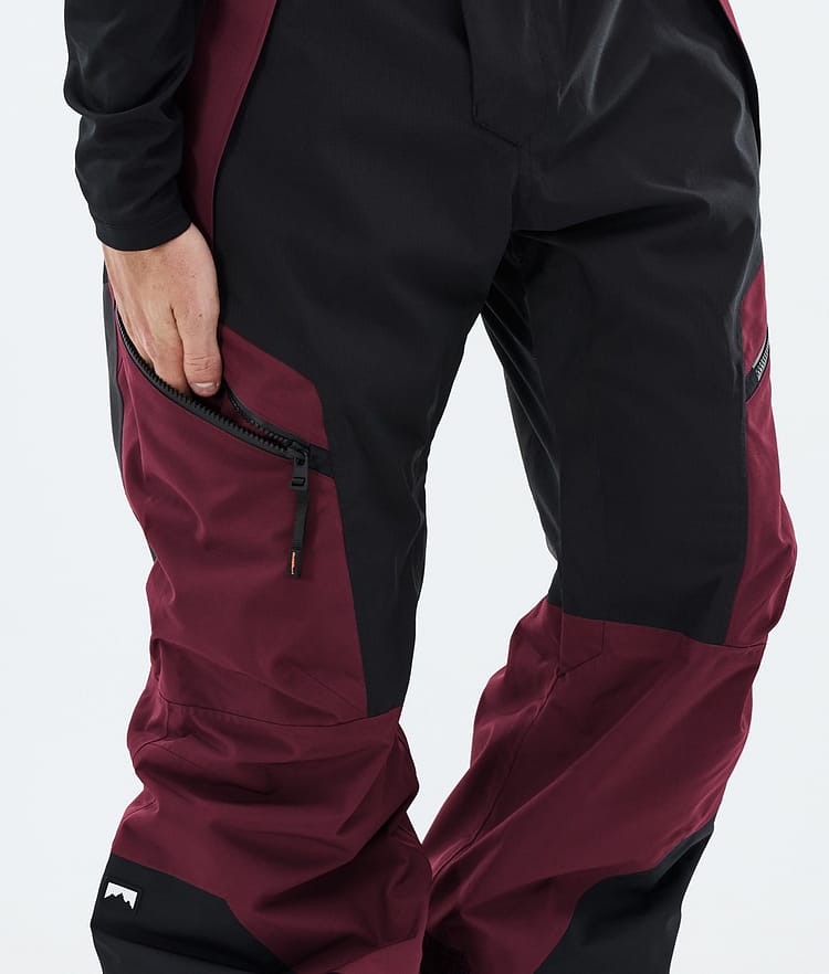 Montec Dozer Snowboardbukse Herre Burgundy/Black, Image 6 of 6