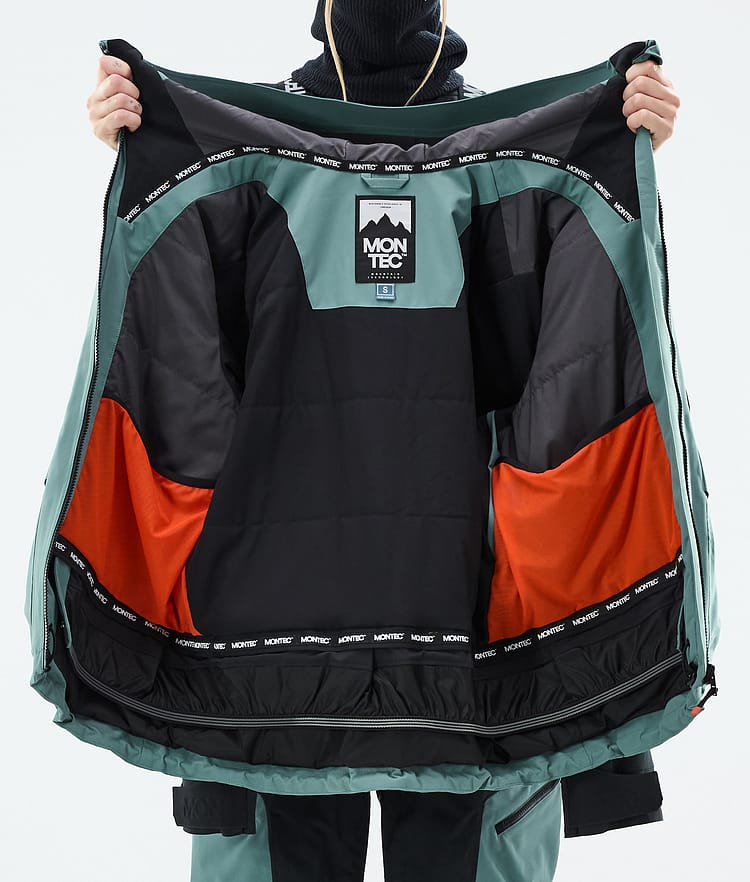 Montec Morpheus W Snowboardjakke Dame Atlantic/Black, Bilde 10 av 10