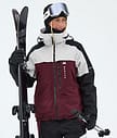 Montec Oracle W Skijakke Dame Light Grey/Black/Burgundy