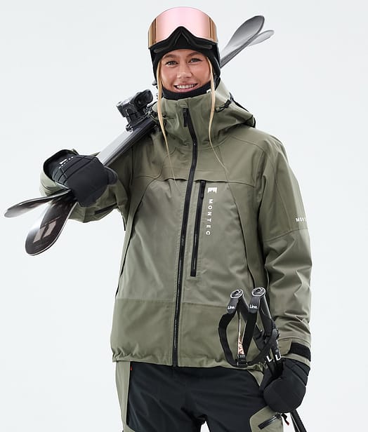 Montec Oracle W Skijakke Dame Greenish