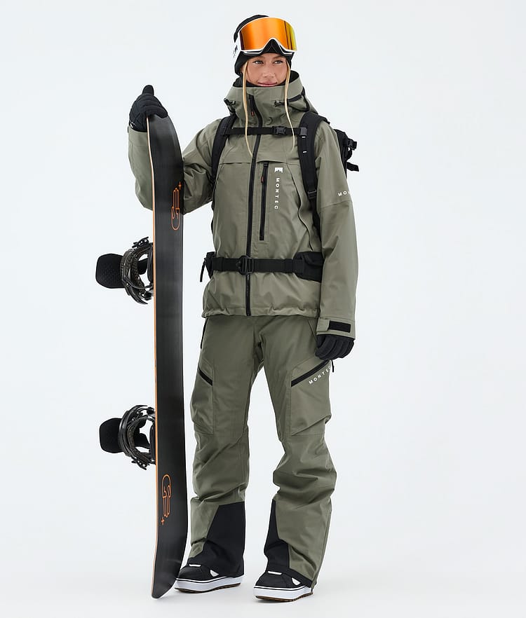Montec Oracle W Snowboardjakke Dame Greenish, Image 2 of 9
