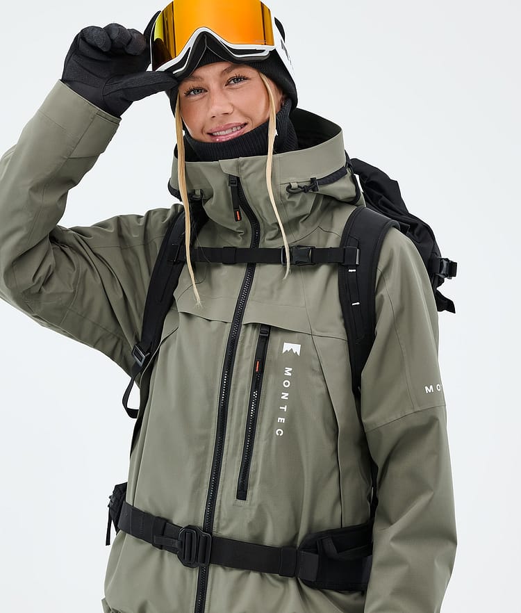 Montec Oracle W Snowboardjakke Dame Greenish, Image 4 of 9