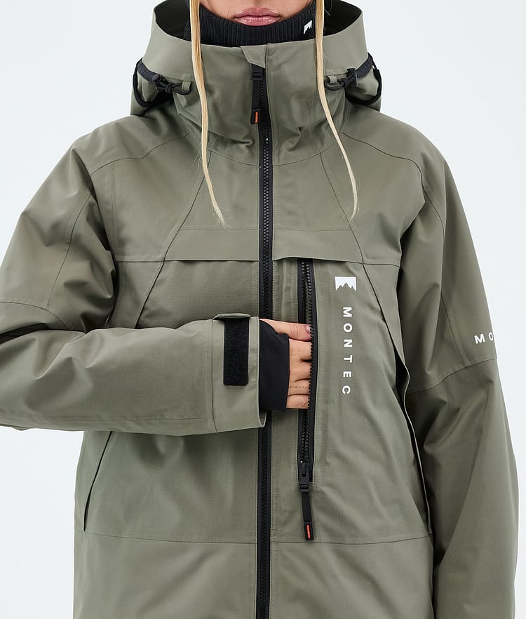 Montec Oracle W Snowboardjakke Dame Greenish, Image 8 of 9