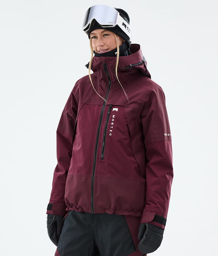 Montec Oracle W Skijakke Dame Burgundy, Bilde 1 av 10