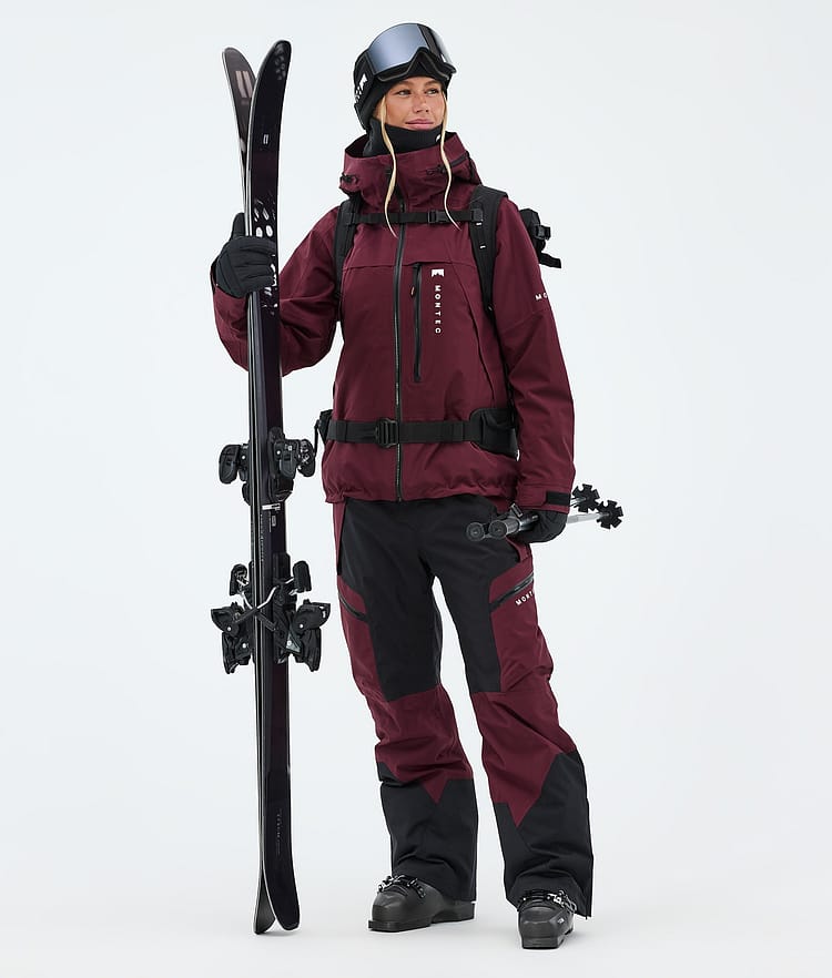 Montec Oracle W Skijakke Dame Burgundy, Image 2 of 9
