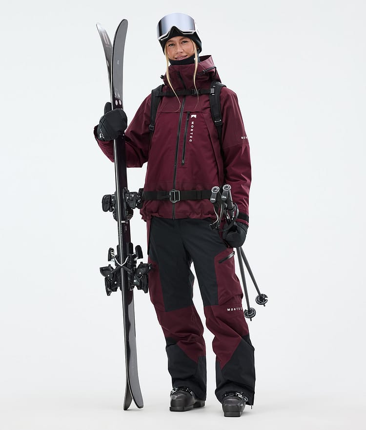 Montec Oracle W Skijakke Dame Burgundy, Bilde 3 av 10