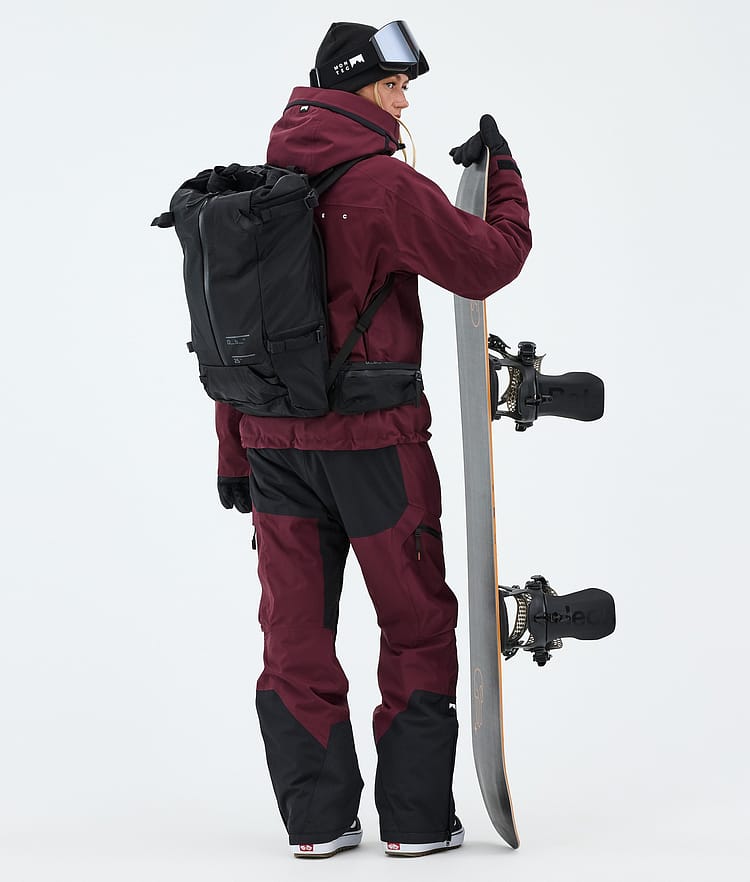 Montec Oracle W Snowboardjakke Dame Burgundy, Image 3 of 9