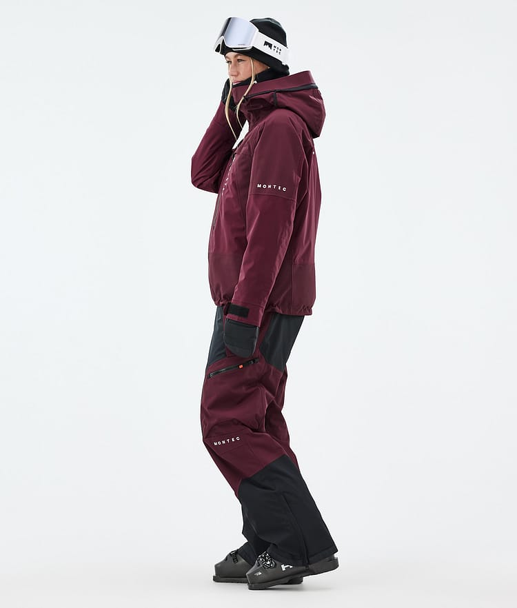 Montec Oracle W Skijakke Dame Burgundy, Bilde 4 av 10