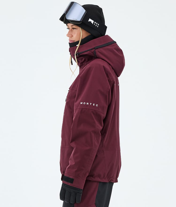 Montec Oracle W Snowboardjakke Dame Burgundy, Image 5 of 9