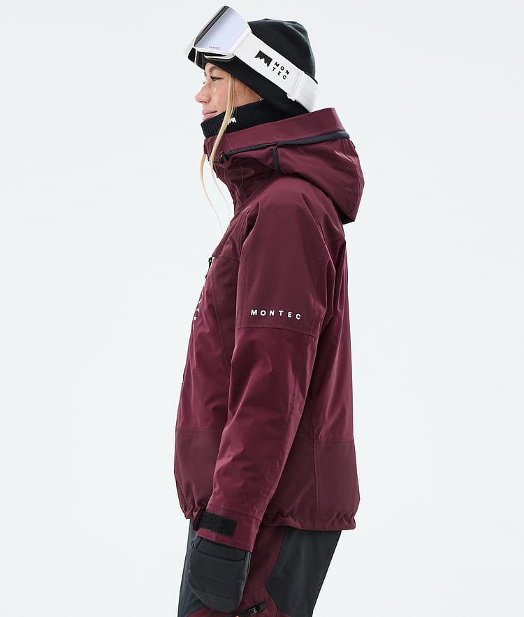 Montec Oracle W Skijakke Dame Burgundy, Bilde 6 av 10