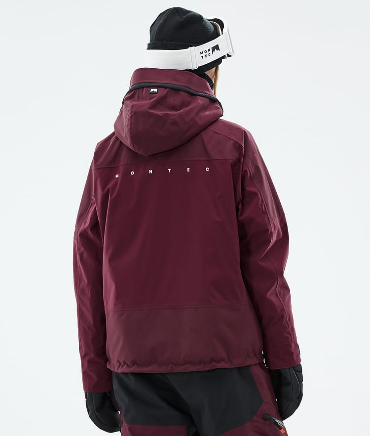 Montec Oracle W Skijakke Dame Burgundy, Bilde 7 av 10