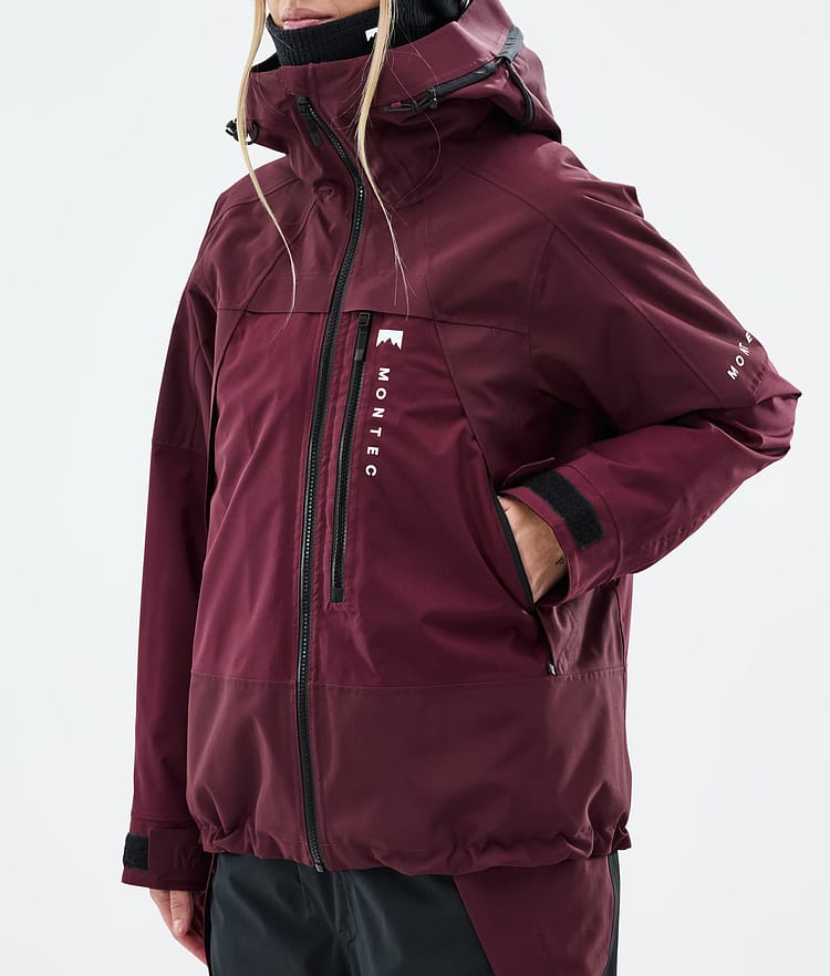 Montec Oracle W Skijakke Dame Burgundy, Bilde 8 av 10