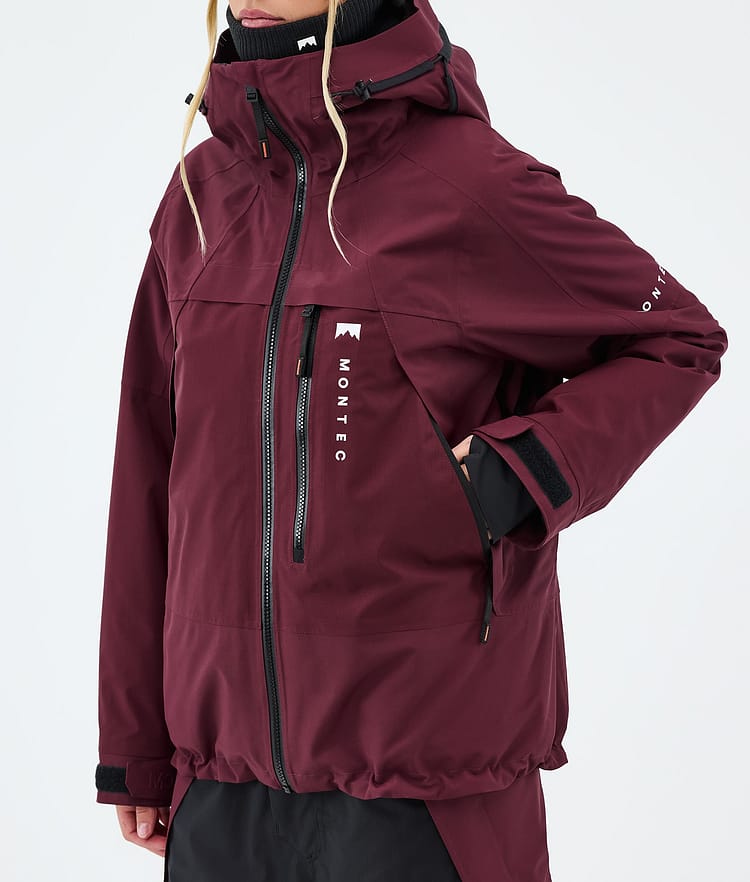 Montec Oracle W Skijakke Dame Burgundy, Image 7 of 9