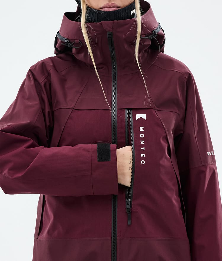 Montec Oracle W Snowboardjakke Dame Burgundy, Bilde 9 av 10