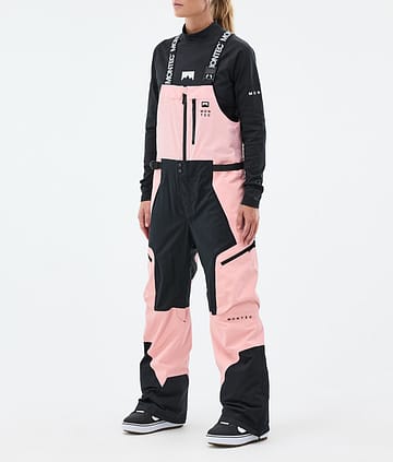 Montec Dozer W Snowboardbukse Dame Soft Pink/Black