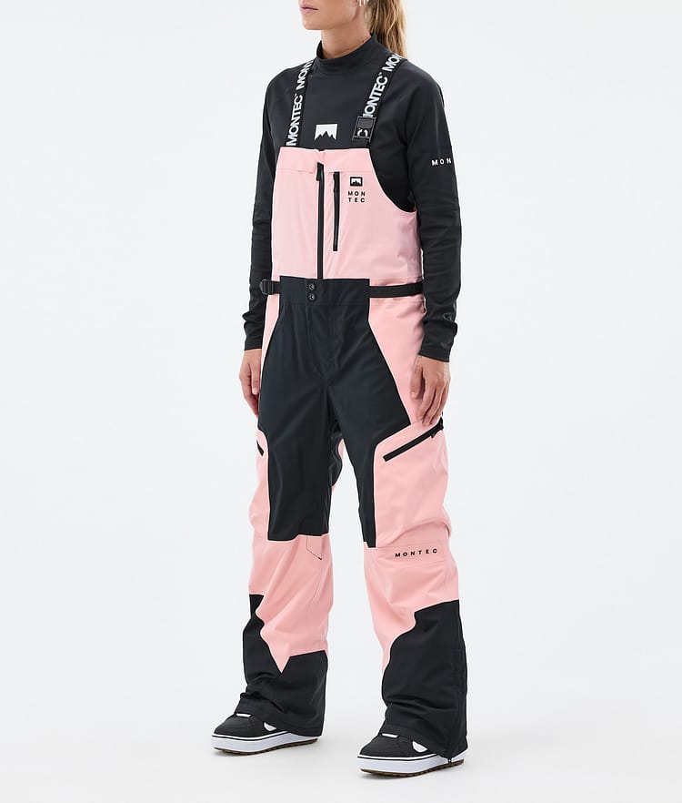 Montec Dozer W Snowboardbukse Dame Soft Pink/Black, Bilde 1 av 6