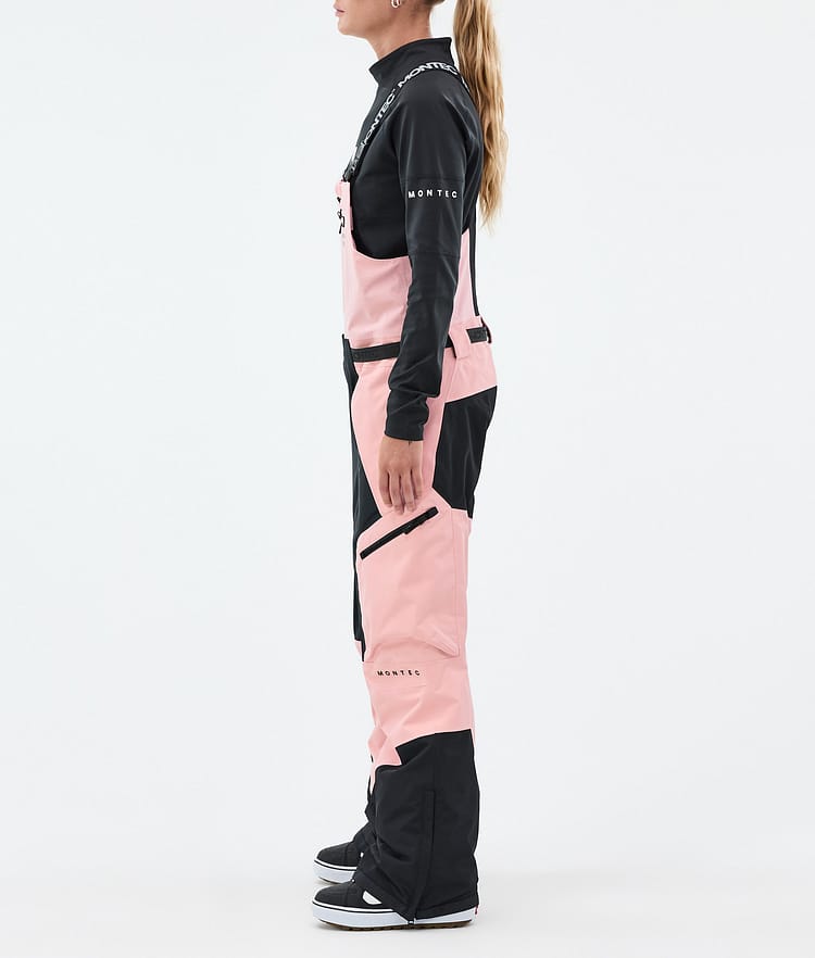 Montec Dozer W Snowboardbukse Dame Soft Pink/Black, Bilde 2 av 6