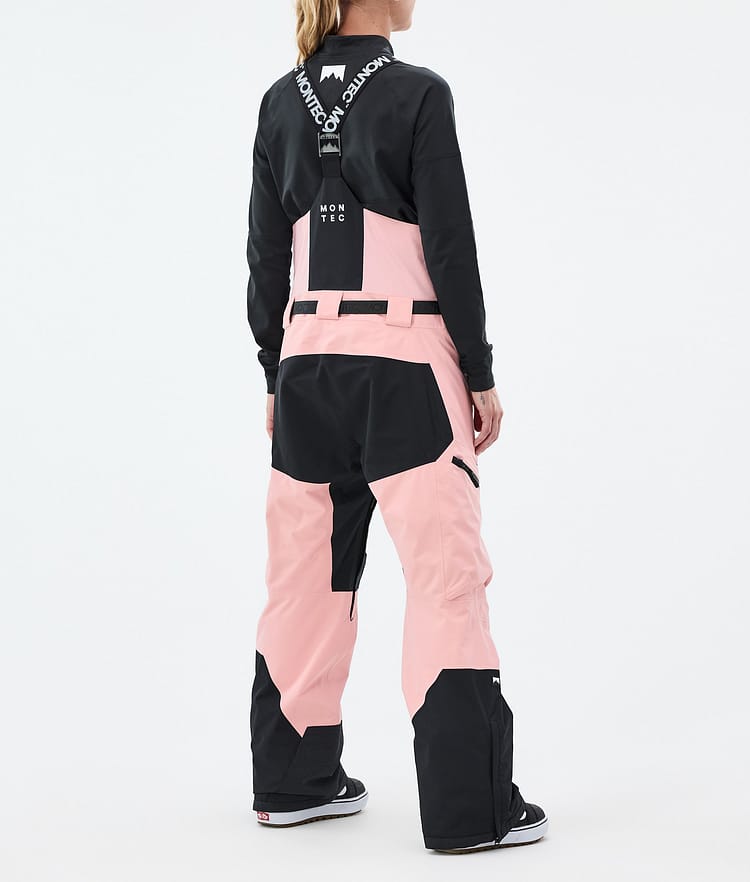 Montec Dozer W Snowboardbukse Dame Soft Pink/Black, Bilde 3 av 6