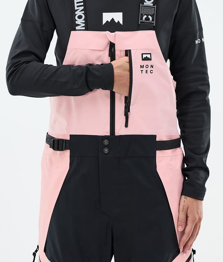 Montec Dozer W Snowboardbukse Dame Soft Pink/Black, Bilde 5 av 6