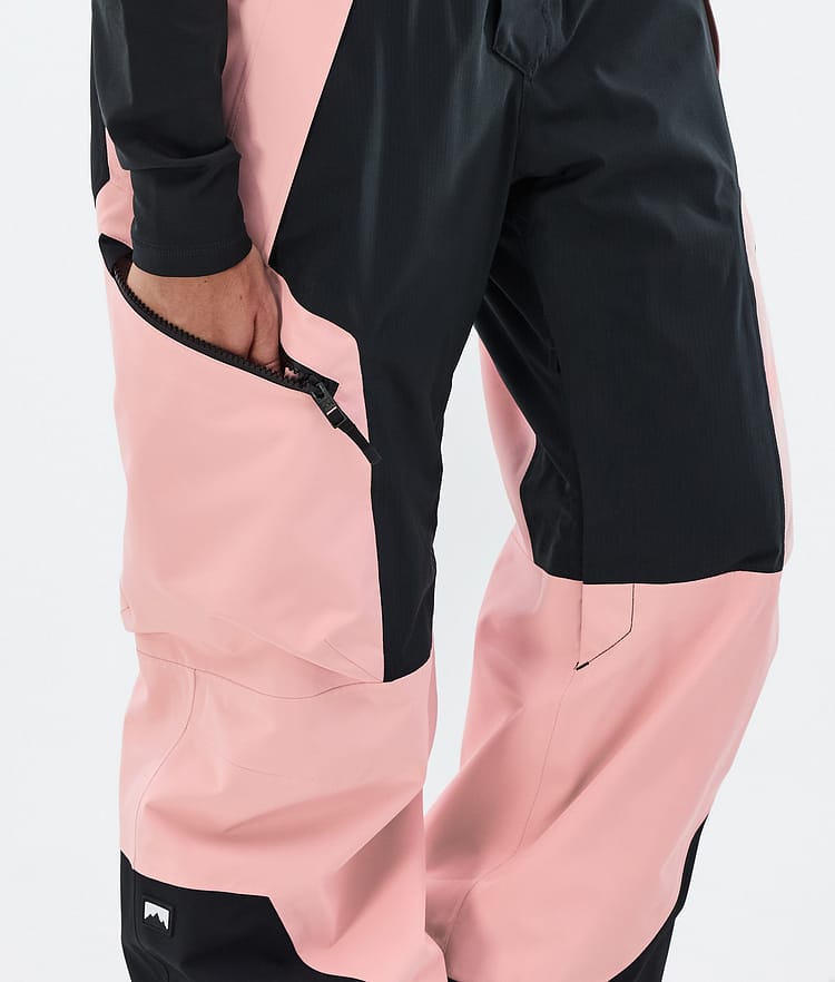 Montec Dozer W Snowboardbukse Dame Soft Pink/Black, Bilde 6 av 6