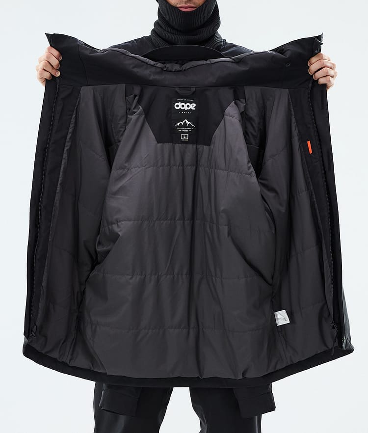 Dope Blizzard Full Zip Skijakke Herre Black, Image 9 of 9
