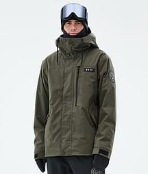 Dope Blizzard Full Zip Snowboardjakke Herre Olive Green