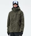 Dope Blizzard Full Zip Skijakke Herre Olive Green