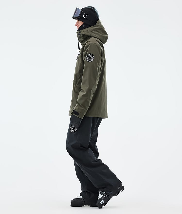Dope Blizzard Full Zip Skijakke Herre Olive Green, Bilde 3 av 9