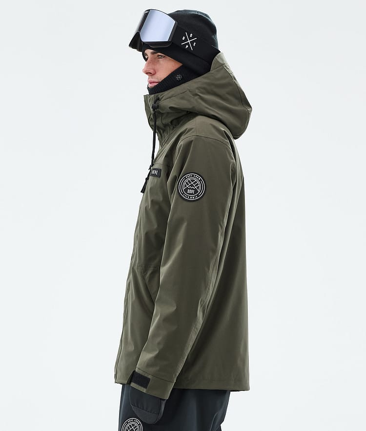 Dope Blizzard Full Zip Snowboardjakke Herre Olive Green, Bilde 5 av 9