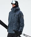 Dope Blizzard Full Zip Skijakke Herre Metal Blue