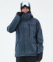 Dope Blizzard Full Zip Skijakke Herre Metal Blue