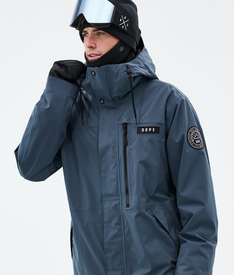 Dope Blizzard Full Zip Snowboardjakke Herre Metal Blue, Bilde 2 av 10