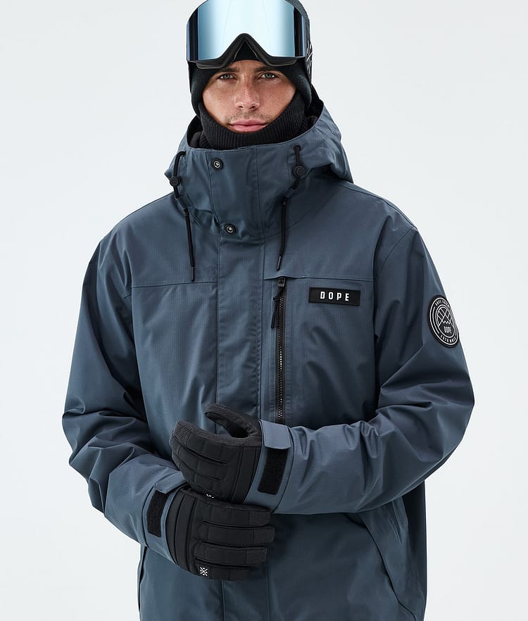 Dope Blizzard Full Zip Snowboardjakke Herre Metal Blue, Image 4 of 9