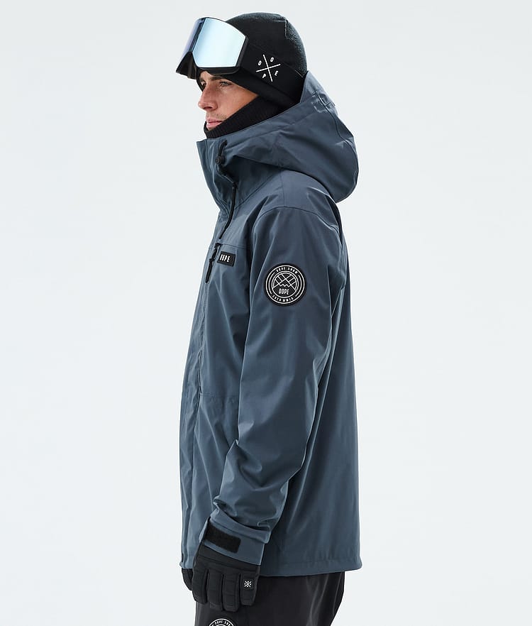 Dope Blizzard Full Zip Snowboardjakke Herre Metal Blue, Image 5 of 9