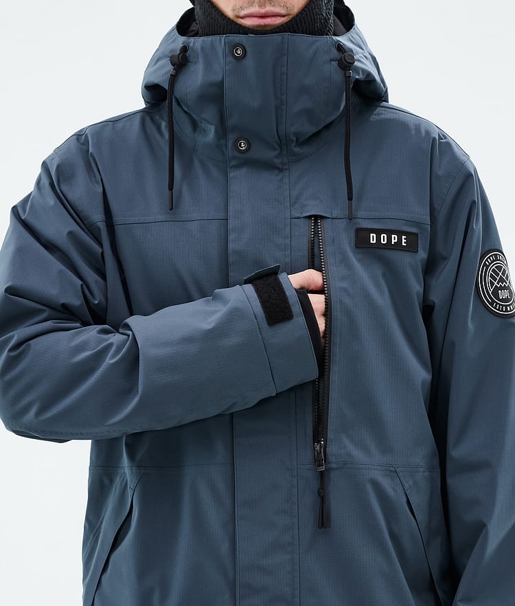Dope Blizzard Full Zip Skijakke Herre Metal Blue, Bilde 9 av 10