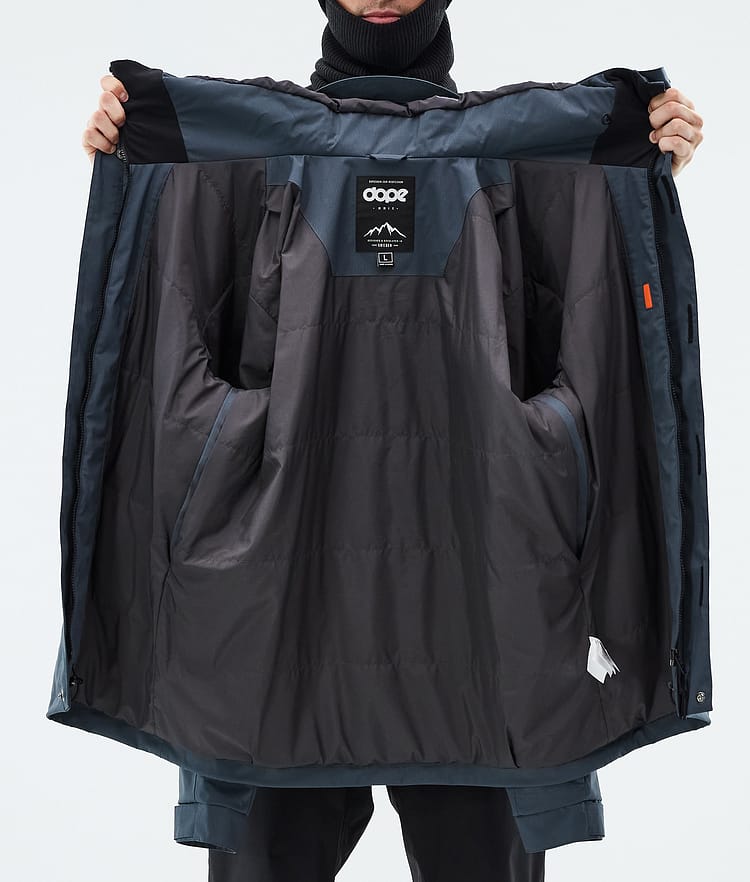 Dope Blizzard Full Zip Skijakke Herre Metal Blue, Image 9 of 9