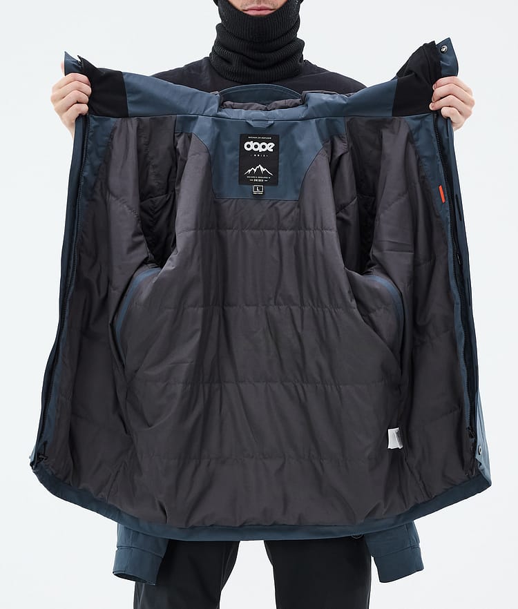 Dope Blizzard Full Zip Skijakke Herre Metal Blue, Bilde 10 av 10