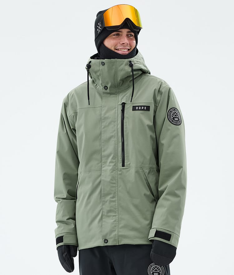 Dope Blizzard Full Zip Skijakke Herre Moss Green, Bilde 1 av 9